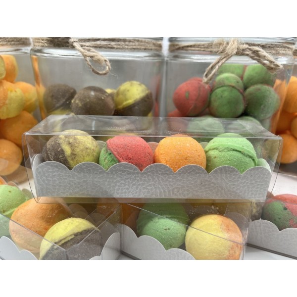 Maži vonios burbulai dovanų dėžutėje