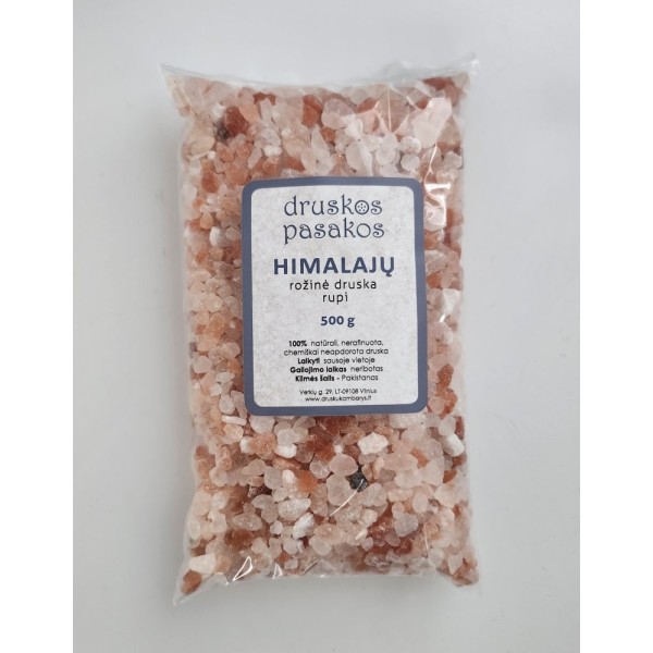 Himalajų druska voniai (rupi) 500 g 